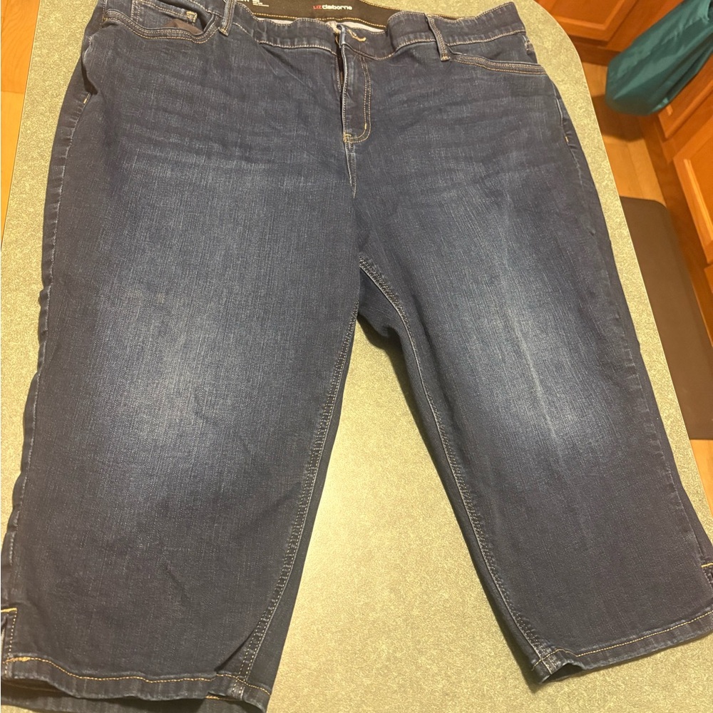 Sara Dark Blue Cropped Jeans